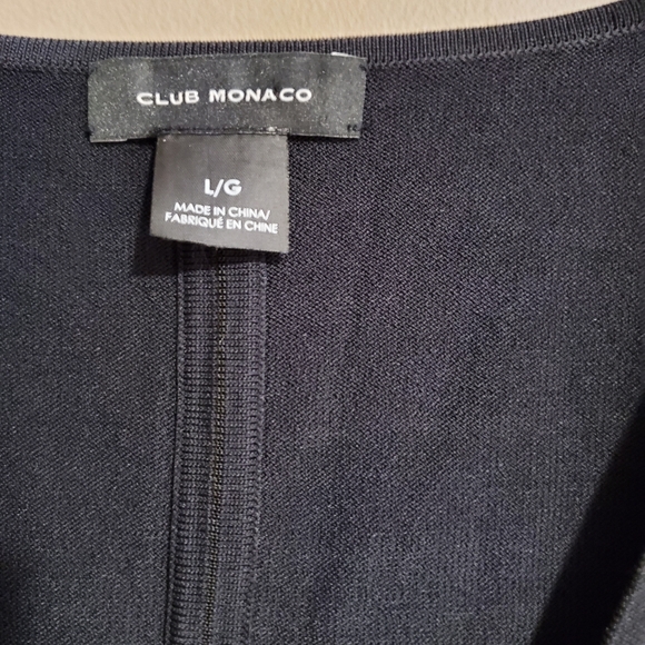 Club Monaco Sheer Sleeveless Top - Size L - Picture 2 of 5